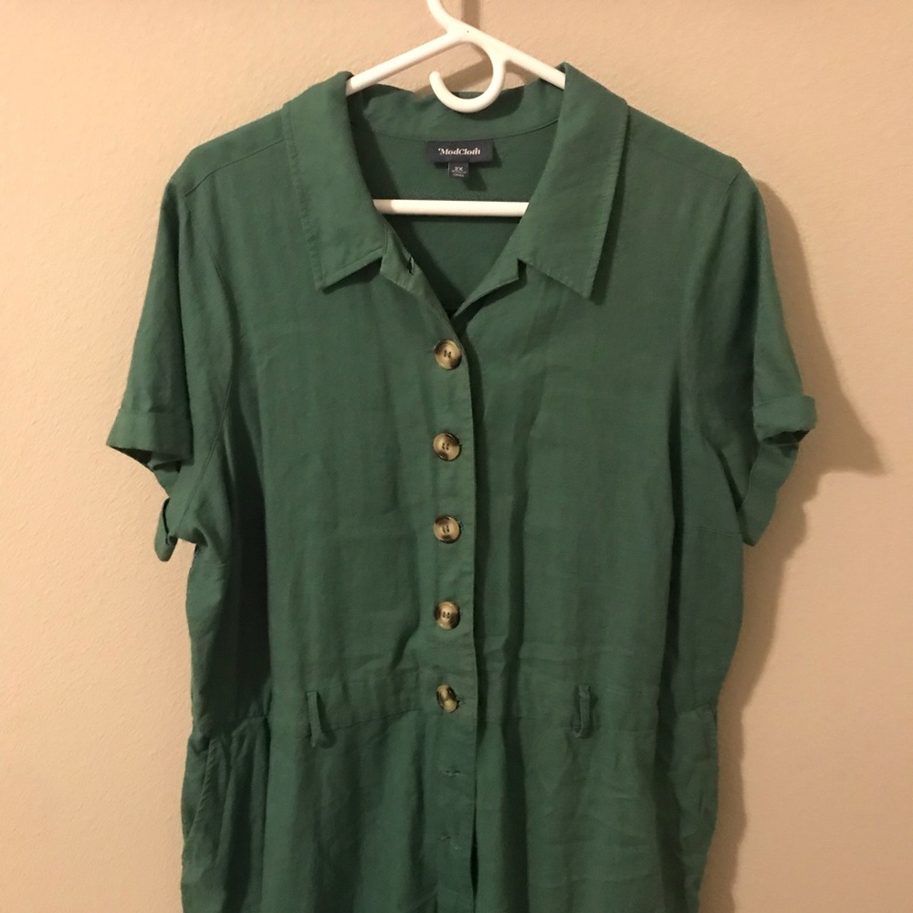 ModCloth Jumpsuit with pockets and belt Size 2X